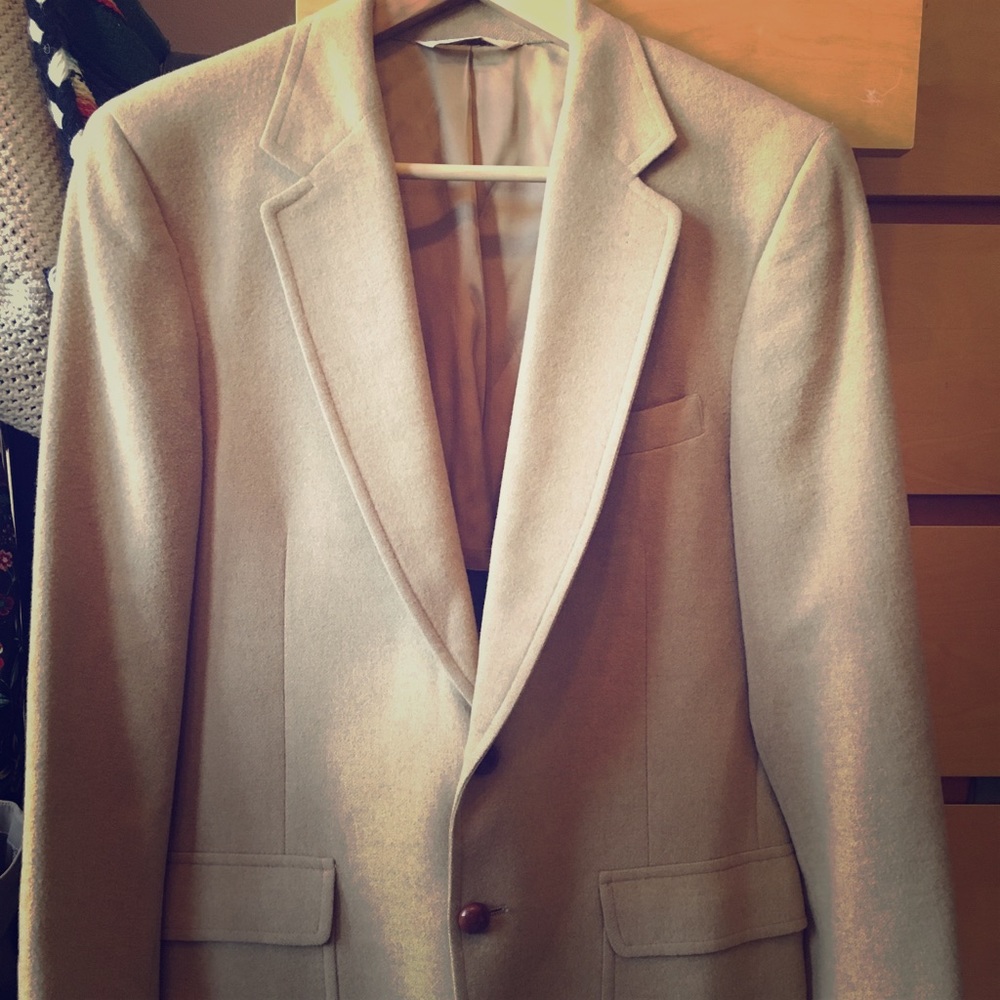 Brook side Men’s Vintage camel hair blazer